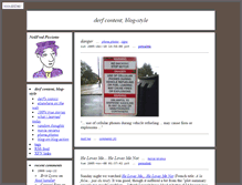 Tablet Screenshot of derf.net
